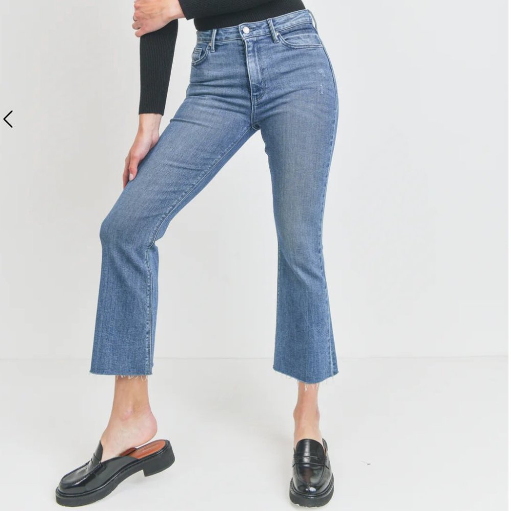 Just Black Denim Jeans- Size 28- NEW W TAGS